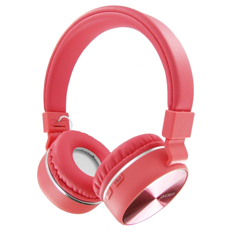 Наушники накладные Bluetooth GORSUN E87 (розовый)