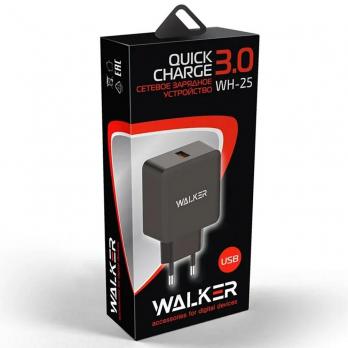 СЗУ USB 2,4A WALKER WH-25 (1USB, Quick Charge 3.0) белый