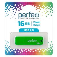 16GB USB 2.0 Flash Drive PERFEO C05 зеленый (PF-C05G016)