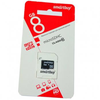 8GB SmartBuy MicroSDHC class 10 Compact