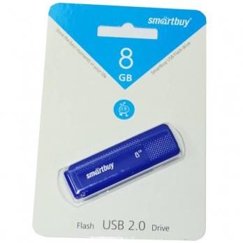 8GB USB 2.0 Flash Drive SmartBuy Dock синий (SB8GBDK-B)