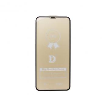 Защитное стекло для iphone 11 PRO MAX 11D черный ТЕХПАК (MR)
