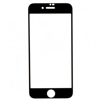 Защитное стекло для iPhone 7/8 2,5D Full Glue с рамкой черное /тех.пак/