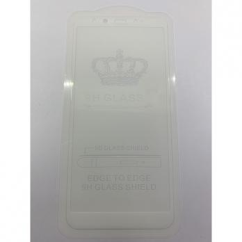 Защитное стекло для Xiaomi Mi A2/Xiaomi Mi6X 2,5D Full Glue с рамкой белое YOLKKI /в упаковке/