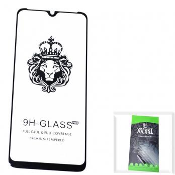 Защитное стекло для Xiaomi Mi A3/Xiaomi Mi CC9e 2,5D Full Glue с рамкой черное YOLKKI /в упаковке/