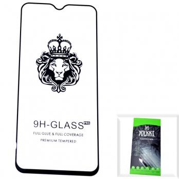 Защитное стекло для Xiaomi Mi CC9/Mi 9 Lite 2,5D Full Glue с рамкой черное YOLKKI /в упаковке/