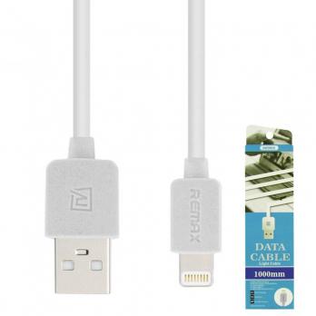 Кабель USB - Apple 8pin/lightning REMAX Light RC-06i круглый белый (1м) /max 2,0A/
