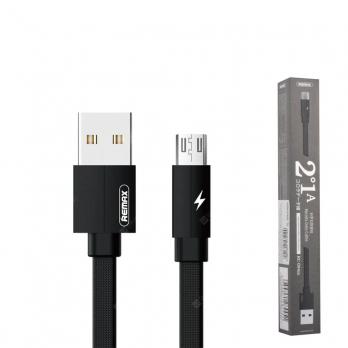 Кабель USB - micro USB REMAX Kerolla RC-094m черный (2м) /max 2,1A/