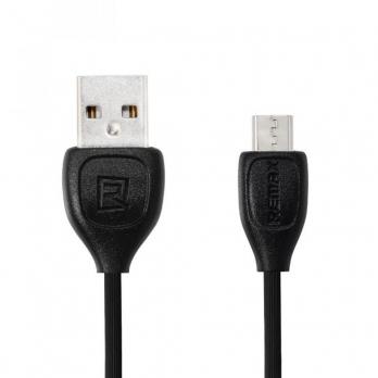 Кабель USB - micro USB REMAX Lesu RC-050m круглый черный (1м) /max 1,5A/